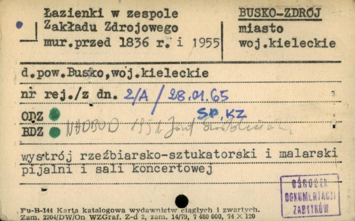łazienki w zespole zakładu zdrojowego, skan 1