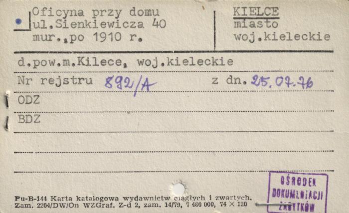 oficyna przy domu, skan 1