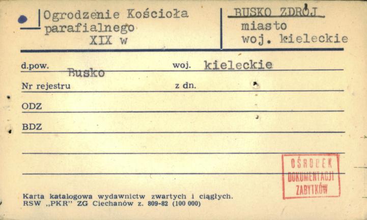 ogrodzenie kościoła par., skan 1