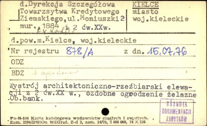 dyrekcja szczegółowa towarzystwa kredytowego ziemskiego ob. NBP, skan 2