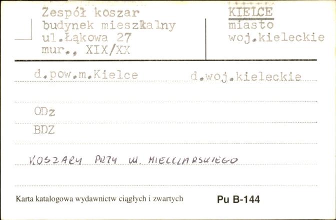 zespół koszar, budynek mieszkalny, skan 1