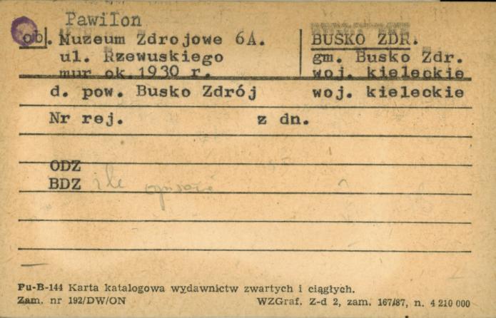 pawilon ob. Muzeum Zdrojowe, skan 1