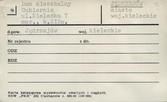 dom mieszkalny, cukiernia, skan 1