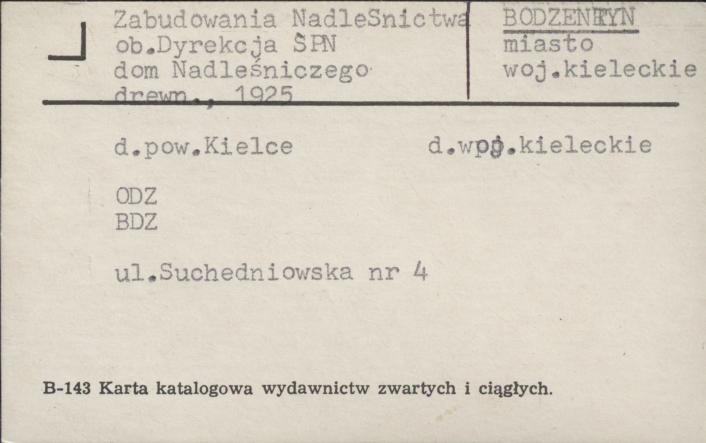dom Nadleśniczego, skan 1