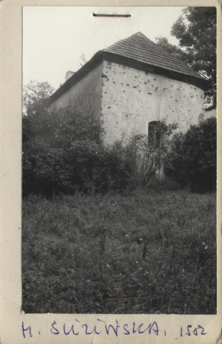 zbór ariański, ob. budynek gospodarczy plebanii, skan 2