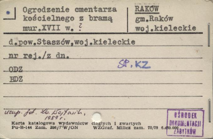 ogrodzenie cemntarza kościelnego z bramą, skan 1