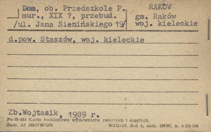 dom, ob. przedszkole, skan 1