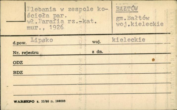 plebania w zespole kościoła par., skan 1