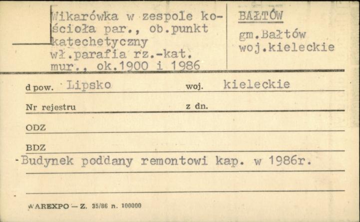 wikarówka w zespole kościoła par., skan 1