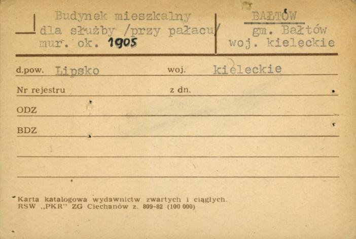 budynek mieszkalny dla służby, skan 1