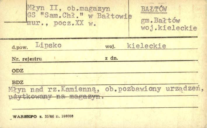 młyn I, ob. magazyn, skan 1