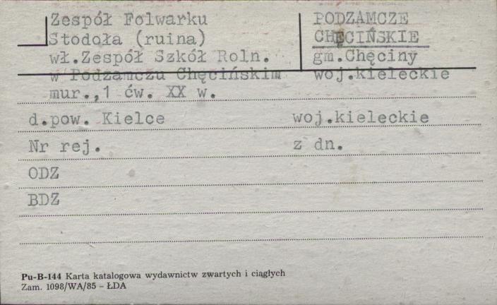 zespół folwarku stodoła, skan 1
