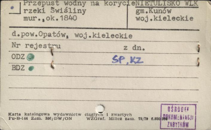 przepust wodny na korycie rzeki Świśliny, skan 1