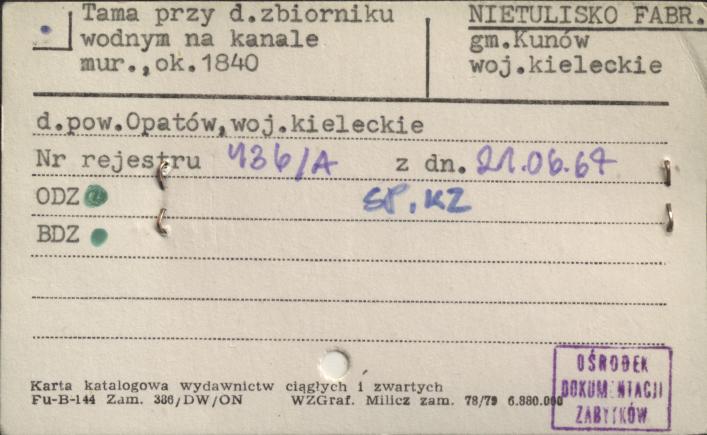 tama przy d. zbiorniku wodnym na kanale, skan 1