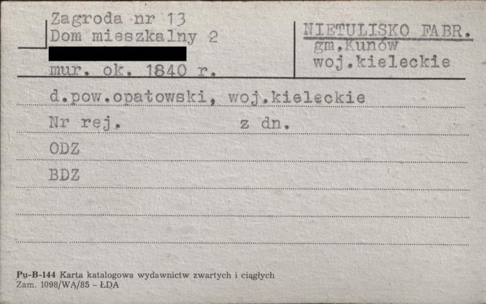zagroda, dom mieszkalny, skan 1