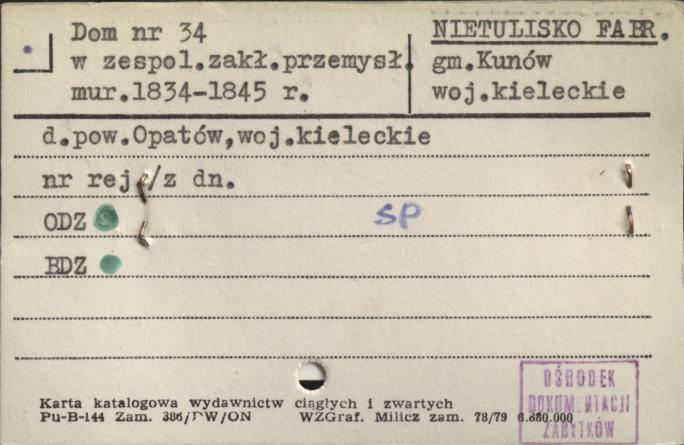 dom w zespol. zakł. przemysł., skan 1