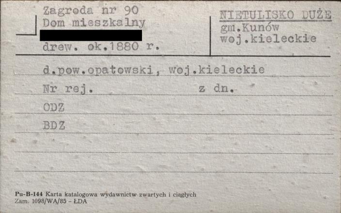 zagroda, dom mieszkalny, skan 1