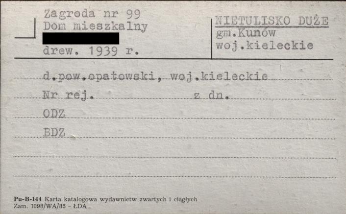 zagroda, dom mieszkalny, skan 1