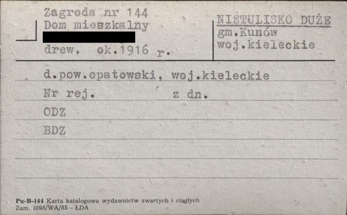 zagroda, dom mieszkalny, skan 1