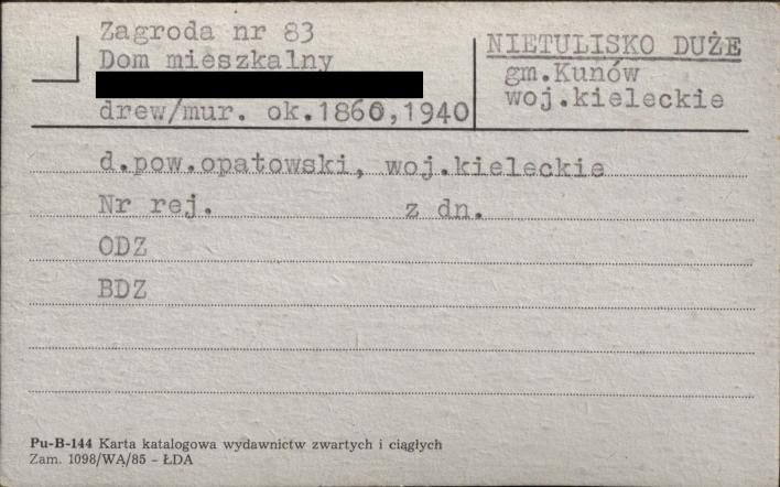 zagroda, dom mieszkalny, skan 1