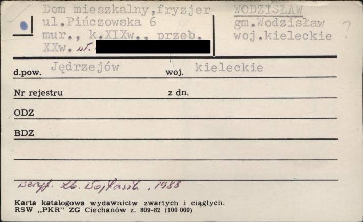 dom mieszkalny, fryzjer, skan 1