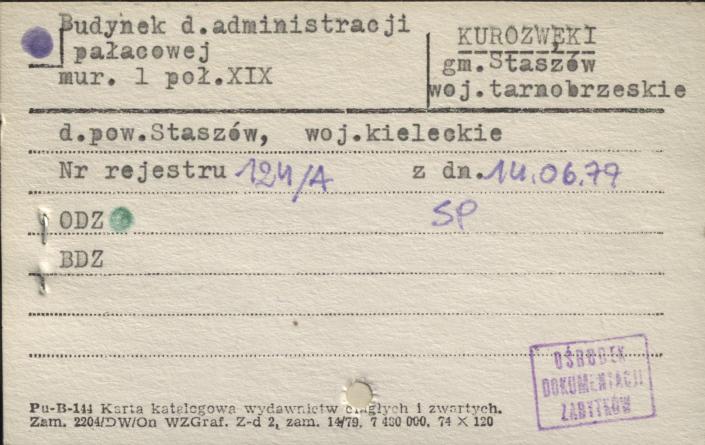 budynek d. administracji pałacowej, skan 1