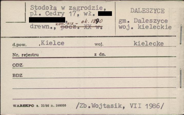 stodoła w zagrodzie, skan 1