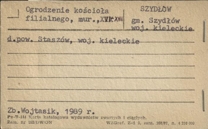 ogrodzenie kościoła filialnego, skan 1