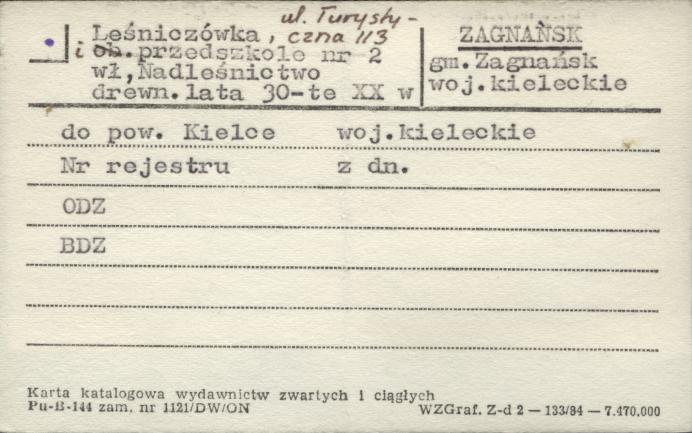 leśniczówka i przedszkole, skan 1