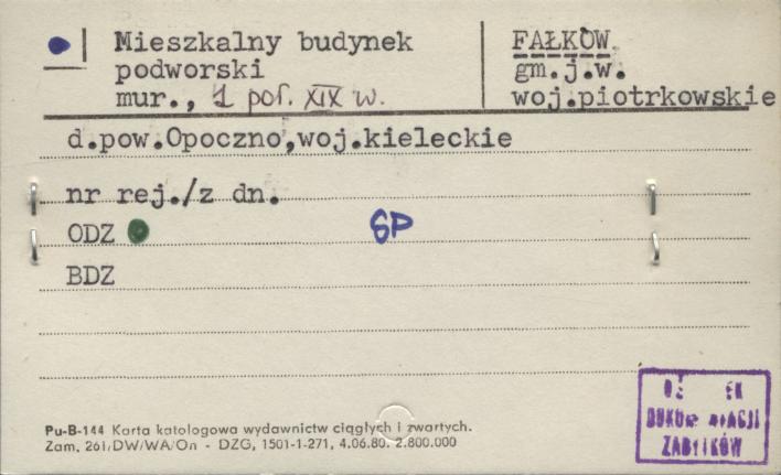 mieszkalny budynek podworski, skan 1