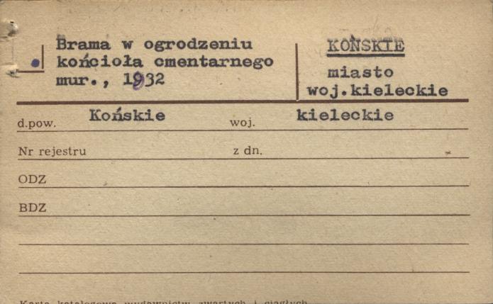 brama kościoła cment. pw. św. Jana Chrzciciela, ob. par. pw. św. Anny, skan 1