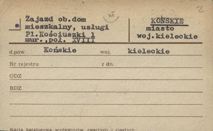 dom mieszkalny, dawny zajazd, skan 1
