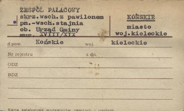 sprzydło pałacowe wschodnie z pawilonem północno-wschodnim, skan 1