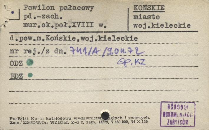 pawilon południowo-zachodni pałacu, skan 3