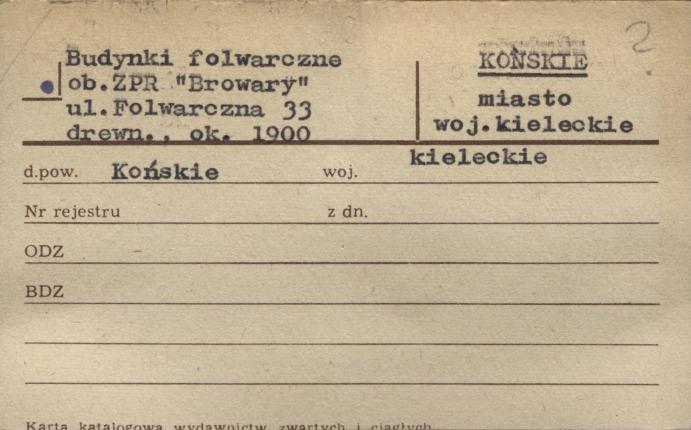 budynki folwarczne, skan 1