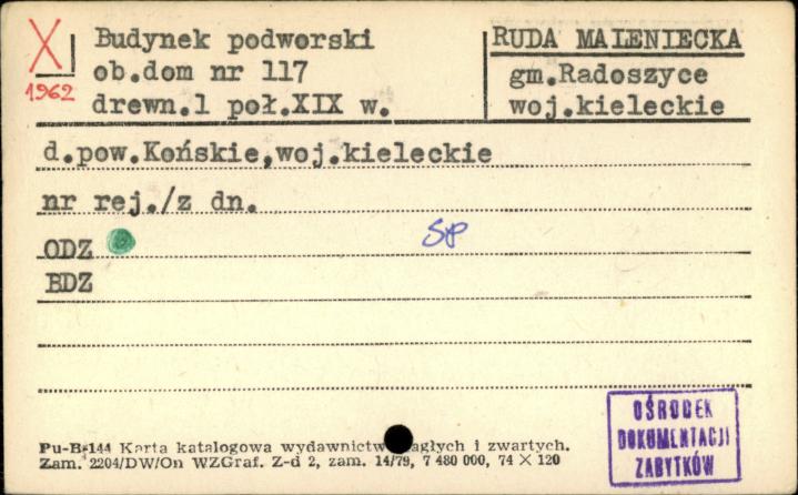 budynek podworski, ob. dom, skan 1