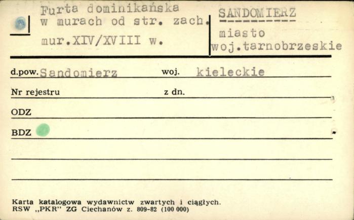 furta dominikańska w murach, skan 1