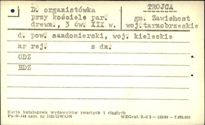 organistówka, skan 1