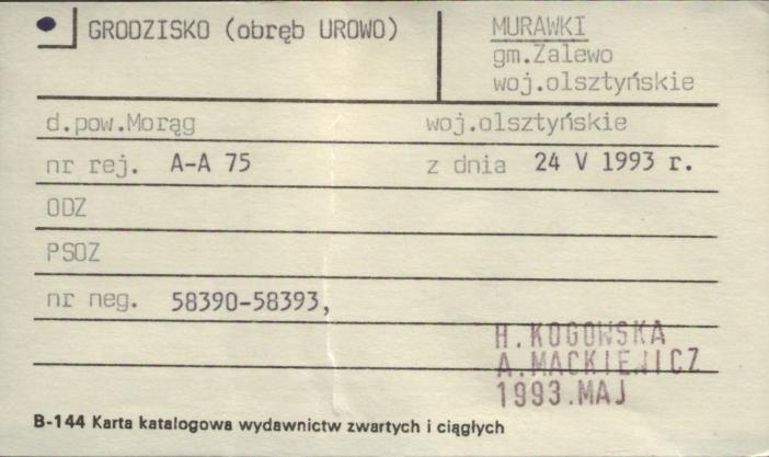 grodzisko, skan 1