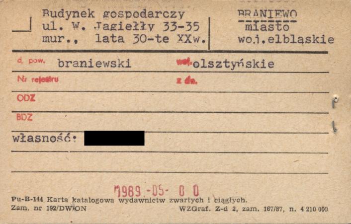 budynek gospodarczy, skan 1
