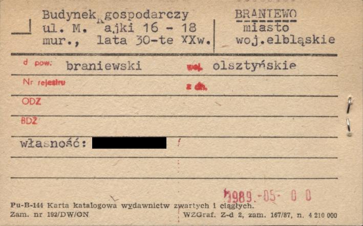budynek gospodarczy, skan 1
