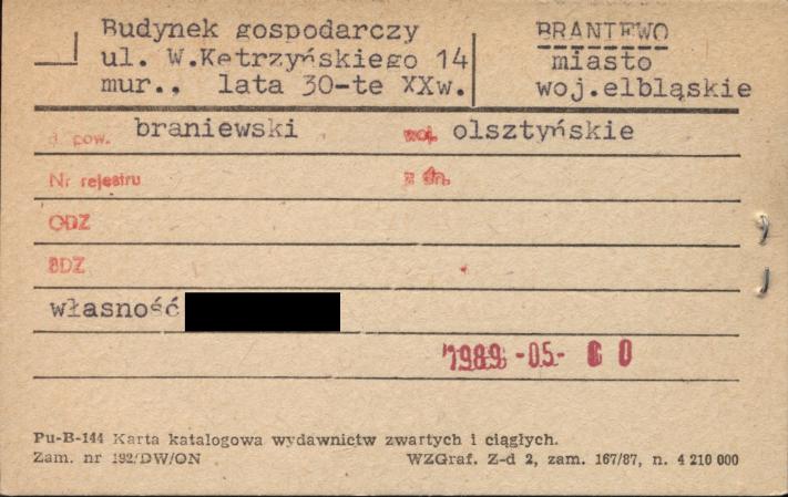 budynek gospodarczy, skan 1