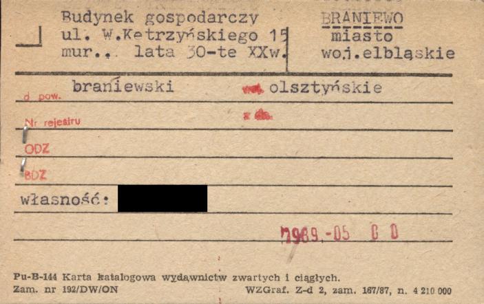 budynek gospodarczy, skan 1