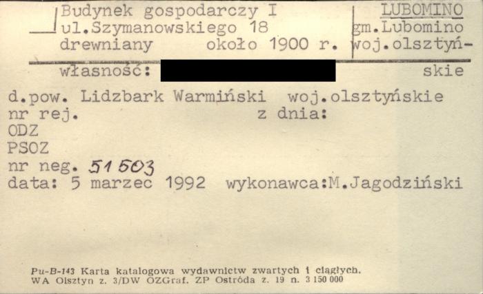 budynek gospodarczy I, skan 1