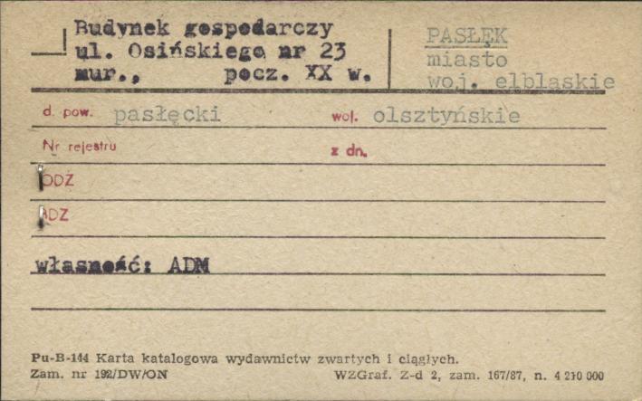 budynek gospodarczy, skan 1