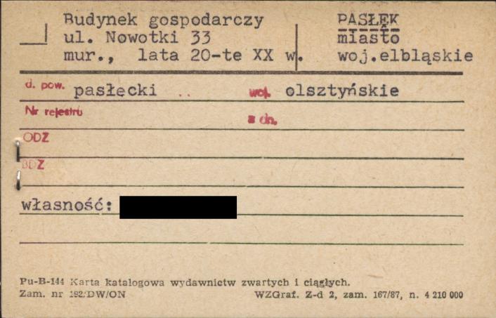 budynek gospodarczy, skan 1
