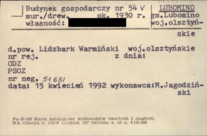 budynek gospodarczy V, skan 1