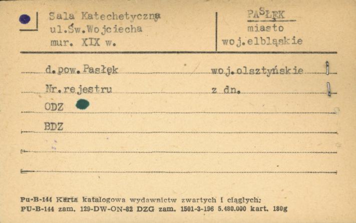 sala katechetyczna, skan 1
