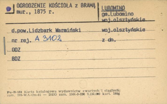 ogrodzenie kościoła z bramą, skan 1