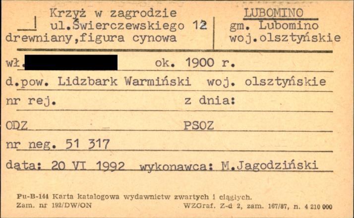 krzyż w zagrodzie, skan 1